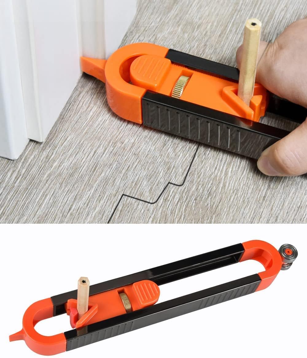 Woodworking Essentials - Konturmesslehre mit Anreißfunktion, Präziser Profil-Duplikator für