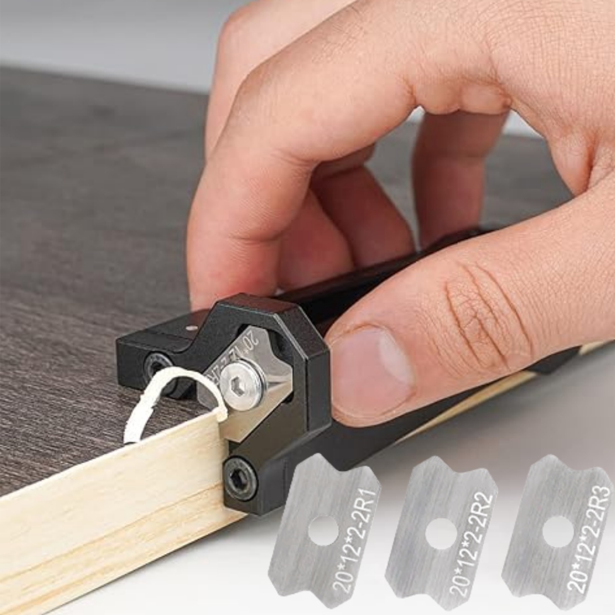Woodworking Router - Holzbearbeitungs-Furnierkantenfräser, Kantenbearbeitungswerkzeug, manueller Holzabschräger für Holzbearbeitung