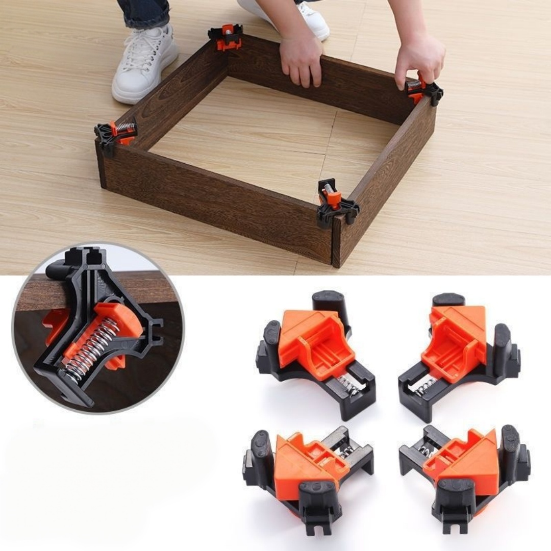 Woodworking Essentials - 4 Stück 90 ° Rechtwinklige Klemmen