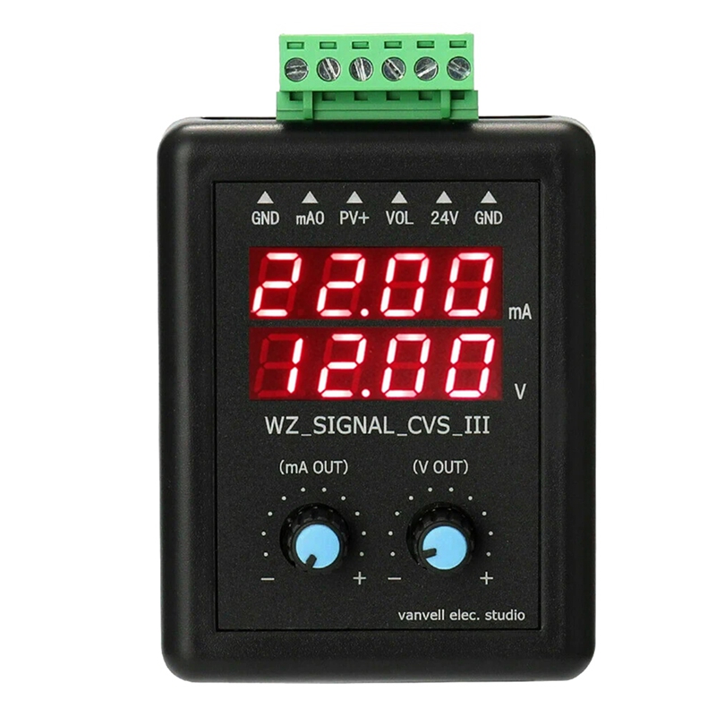 Woodworking Simulator - Einstellbarer 4-20Ma Signalgenerator 0-10V Konstantstromquellen-Simulationswerkzeug 24V