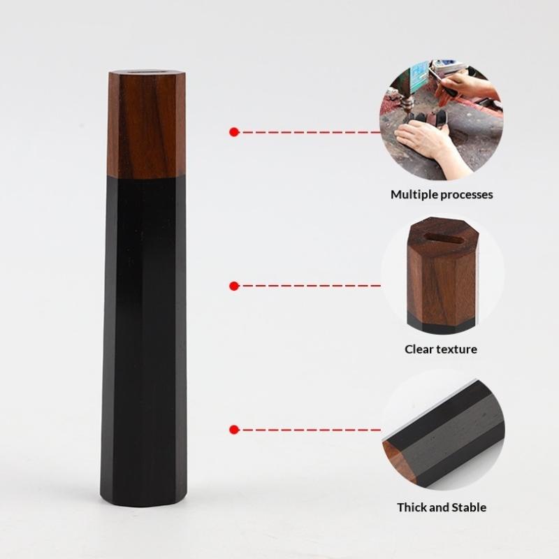 Woodworking Ideas - Achteckiger Messergriff für DIY-Messergriffe, halbfertiges handgefertigtes