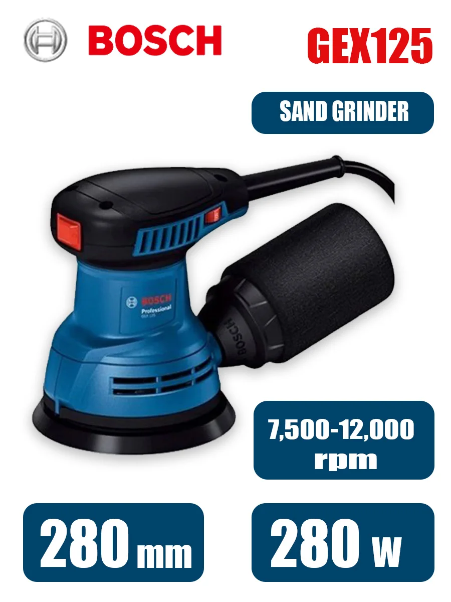 Bosch GEX125 280W Multifunktio – Woodworking Machinery Bewertung und Preis