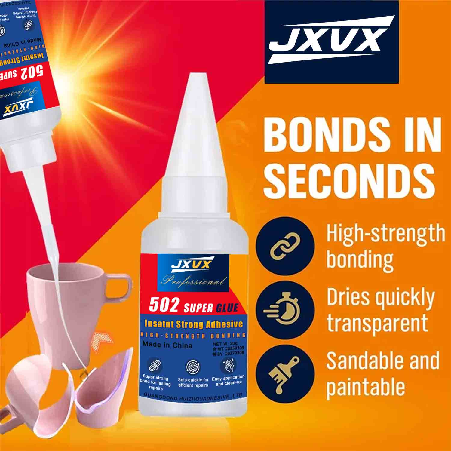 JXVX 1–5 Stück Superkleber 502 – Woodworking Quick Glue Bewertung und Preis