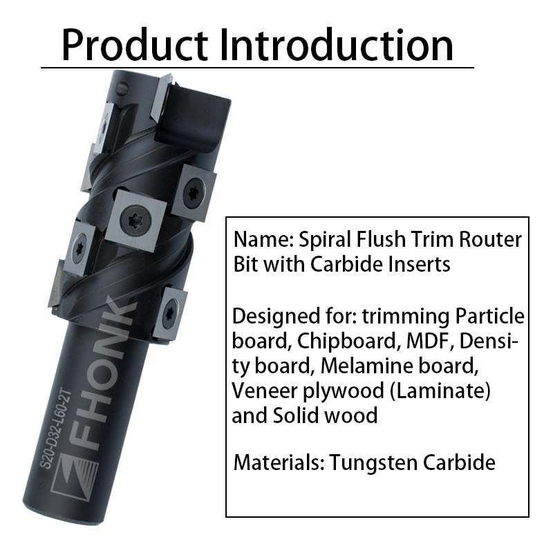 20 mm Schaft, bündiger Fräser, – Woodworking Router Bewertung und Preis