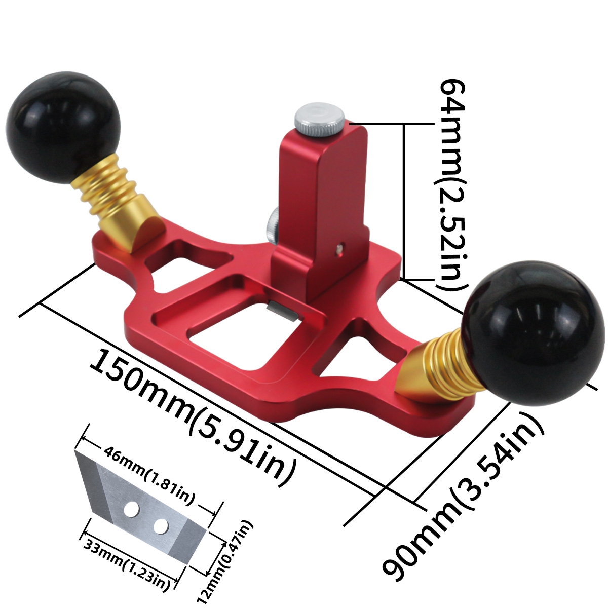 Professionelles Oberfräsenhobe – Router Plane Hand Bewertung und Preis